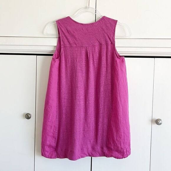J Jill 100% Linen Side Panel Tank Top - Picture 4 of 7